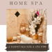 create spa escape room at home with these 12 essentials relax rae dunn zen yoga meditation bathroom makeover apothecary jars bath bombs luxury soaps led candles wood bath salt scoops orchids vintage pottery ikea hack