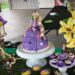 Rapunzel birthday party tangled theme doll cake