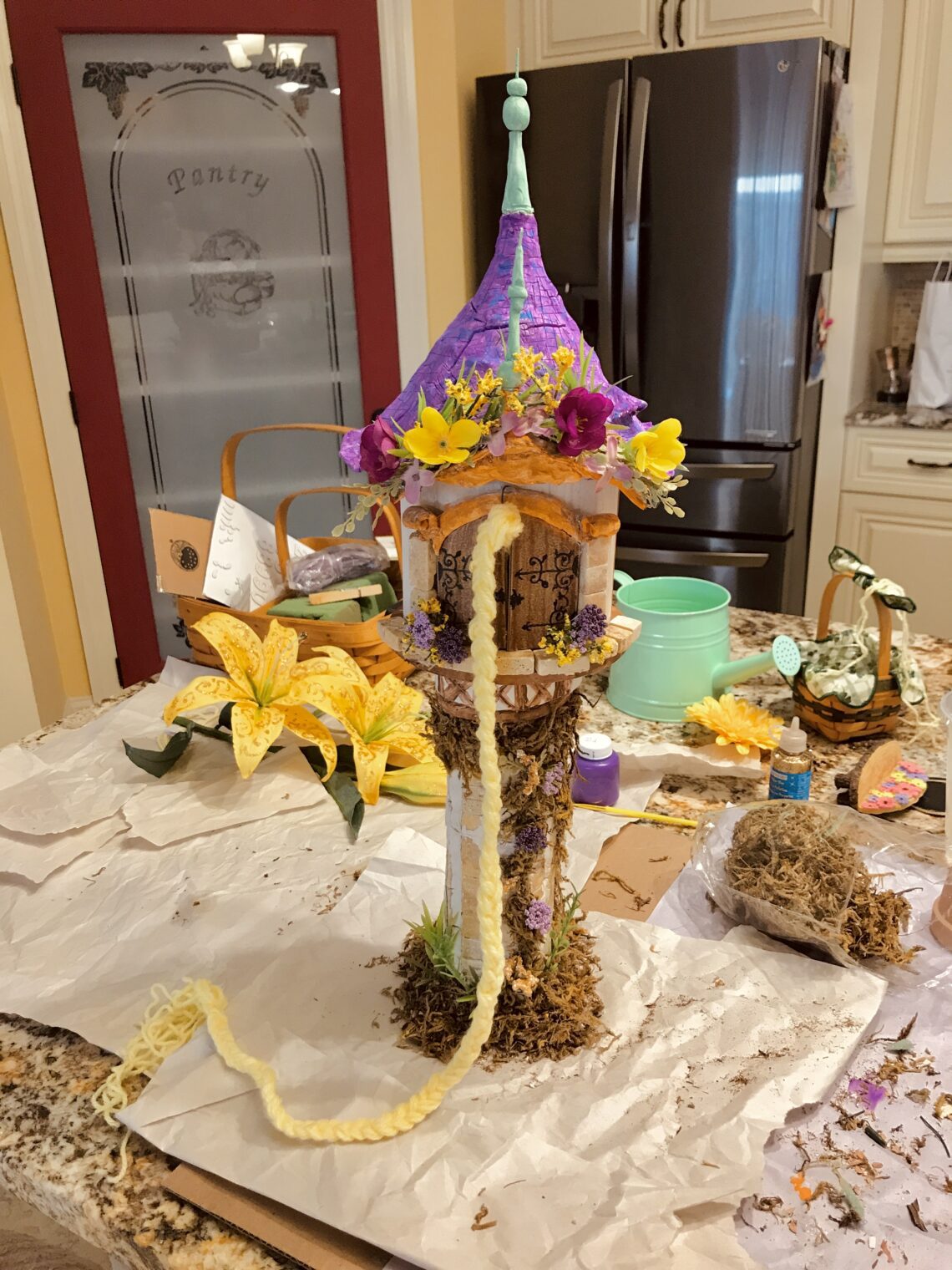 Rapunzel tower DIY project