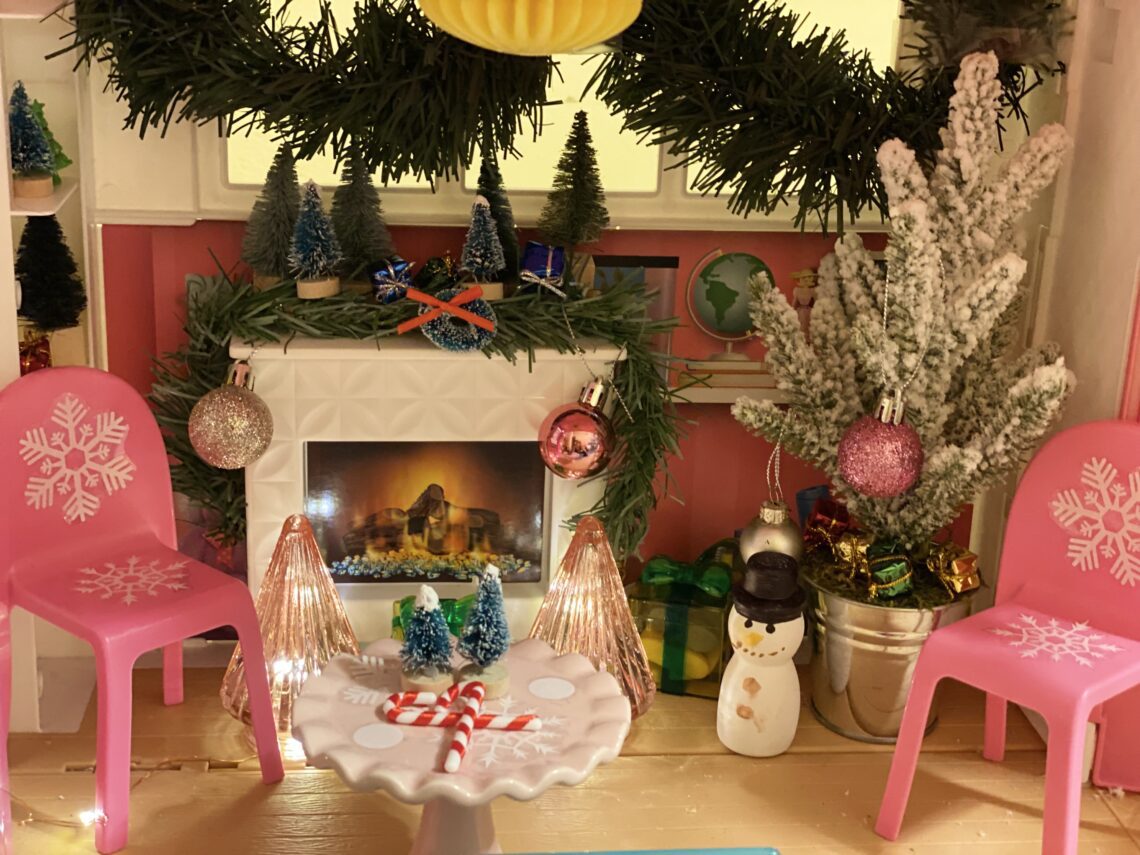 Barbie 2025 christmas house