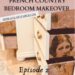 French Country Bedroom makeover hardware gilding wax before and after