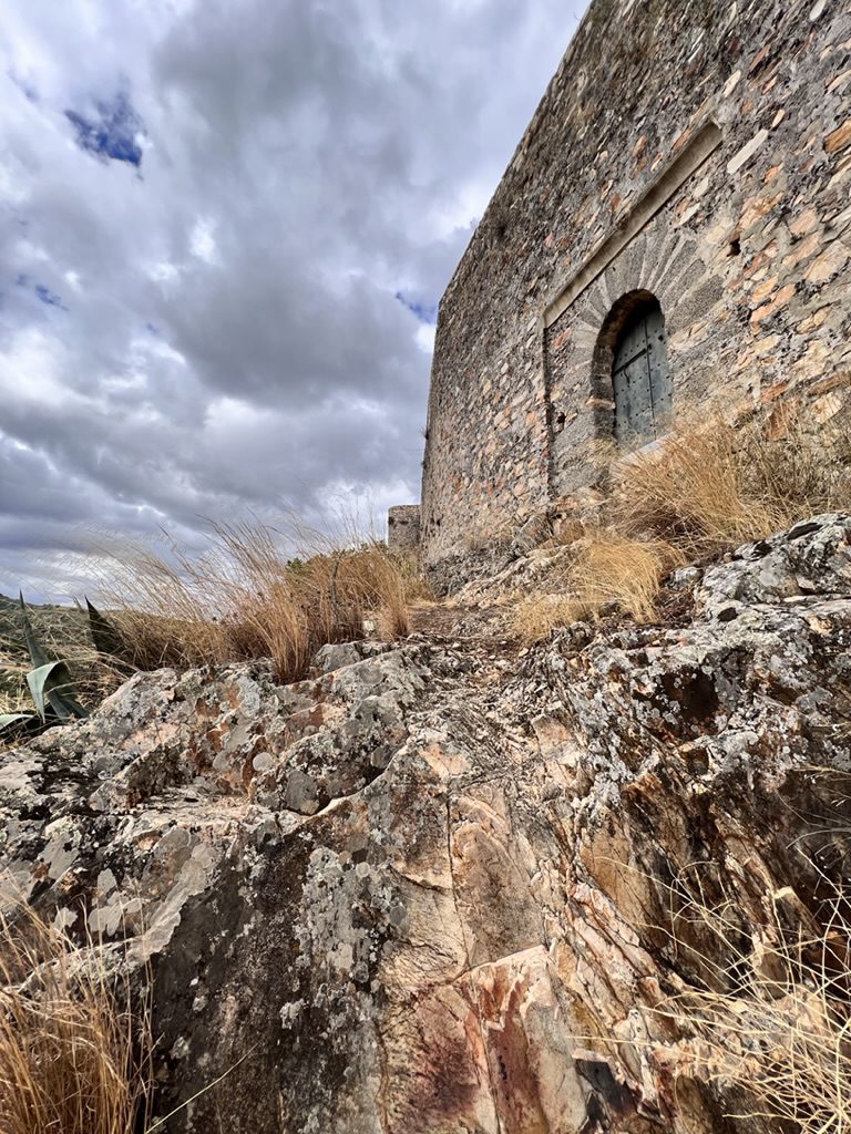 Castilla Fortaleza fortress city view Sta Olalla Spain road trip to Seville