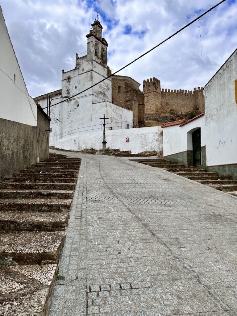 fortress city view Sta Olalla Spain road trip to Seville