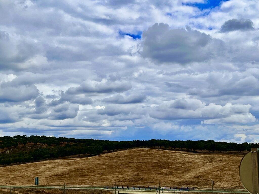 Castilla Fortaleza fortress city view Sta Olalla Spain road trip to Seville