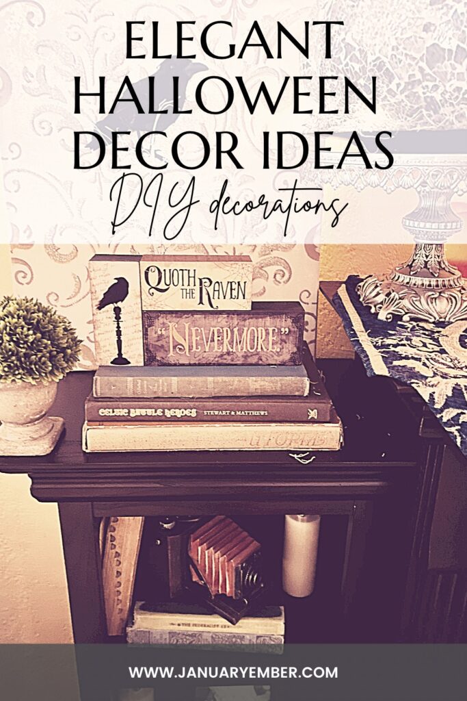 Elegant Halloween decor ideas diy