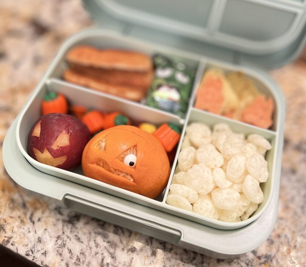 new bentgo bento box modern mint green halloween lunch